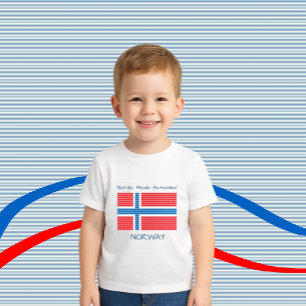 Flagge Norwegens Baby T-shirt