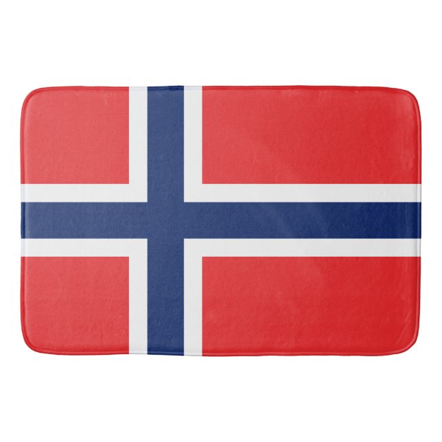 Flagge Norwegens Badematte (Vorderseite)