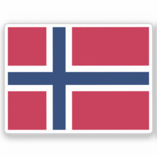 Flagge Norwegens benutzerdefiniert zugeschnitten Aufkleber