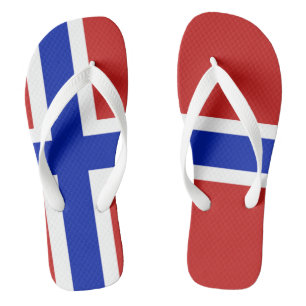 Flagge Norwegens Flip Flops