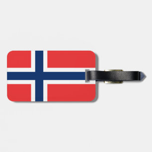 Flagge Norwegens Gepäckanhänger