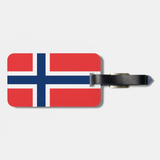 Flagge Norwegens Gepäckanhänger