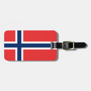 Flagge Norwegens Gepäckanhänger