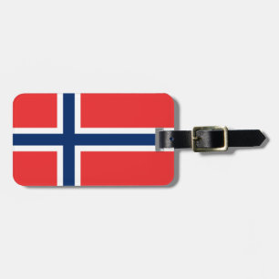 Flagge Norwegens Gepäckanhänger
