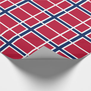 Flagge Norwegens Geschenkpapier