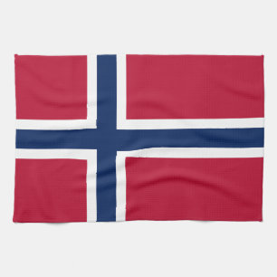 Flagge Norwegens Geschirrtuch