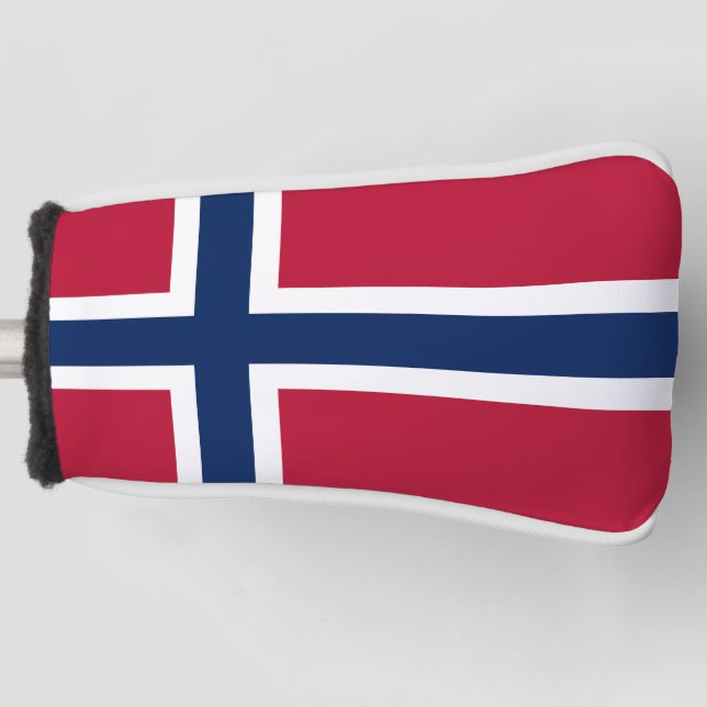 Flagge Norwegens Golf Headcover (Vorderseite)