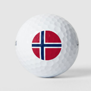 Flagge Norwegens Golfball