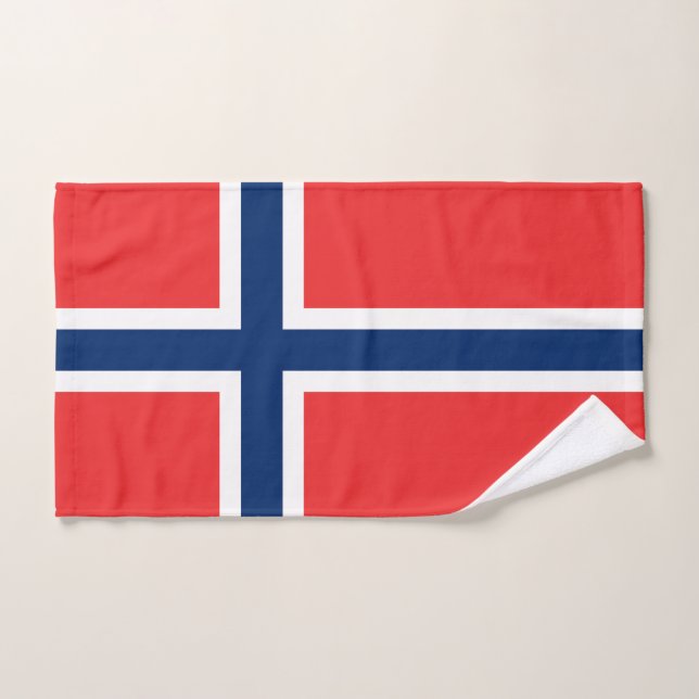 Flagge Norwegens Handtuch (Handtuch)