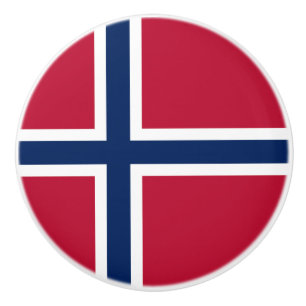 Flagge Norwegens Keramikknauf
