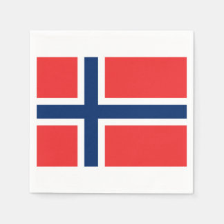 Flagge Norwegens Papier Napkins Serviette