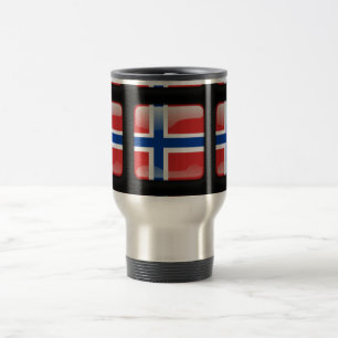 Flagge Norwegens Reisebecher