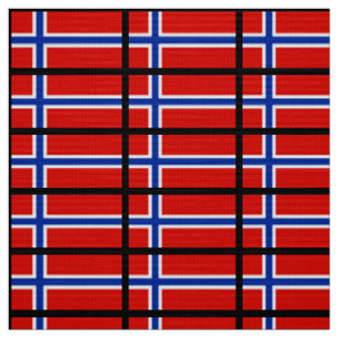 Flagge Norwegens Stoff