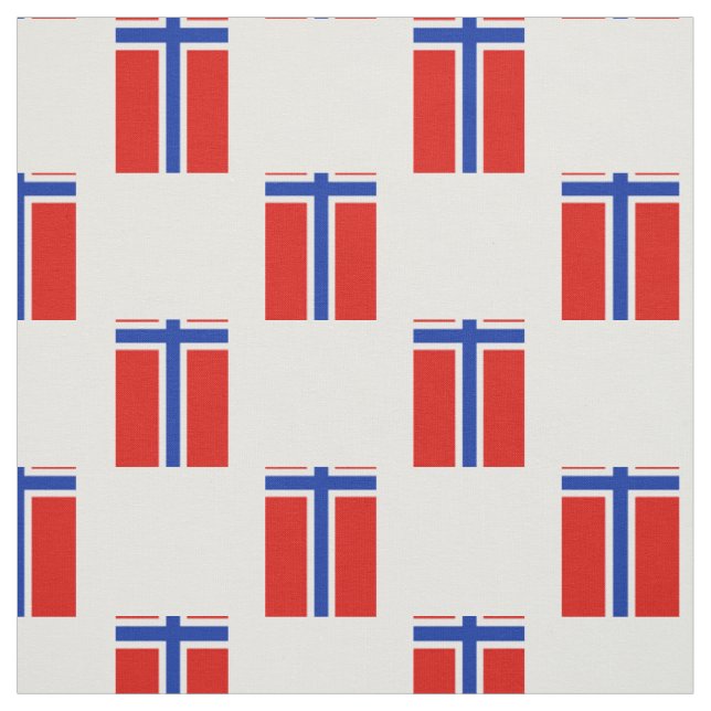 Flagge Norwegens Stoff (Muster)