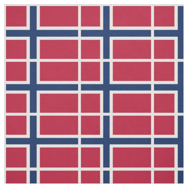 Flagge Norwegens Stoff (Muster)