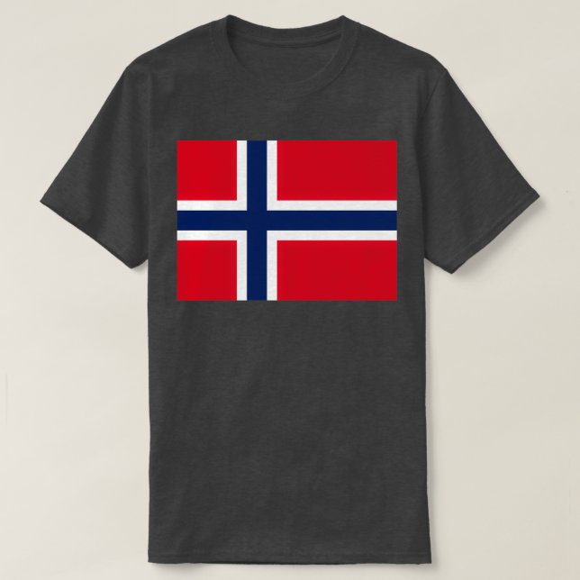 Flagge Norwegens T-Shirt (Design vorne)