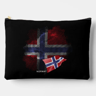 Flagge Norwegens Zubehörtasche