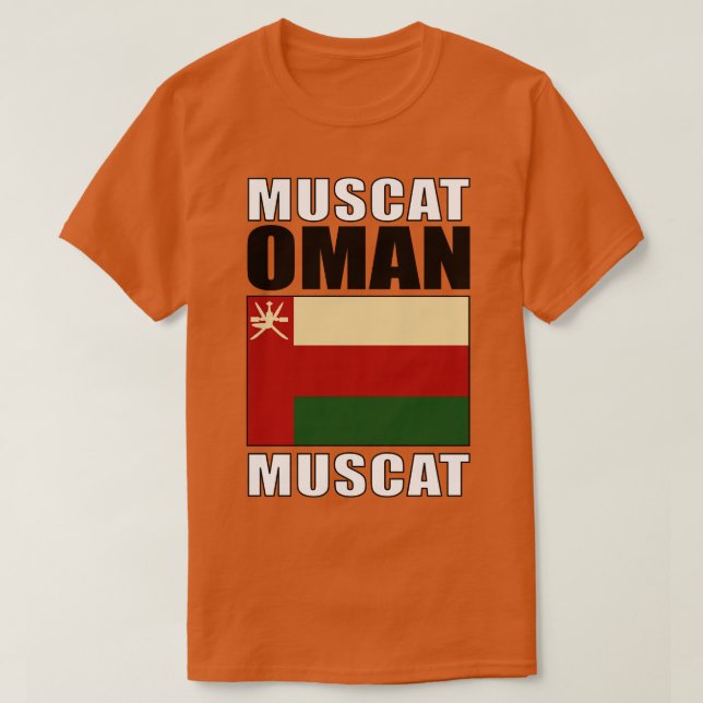 Flagge Oman T-Shirt (Design vorne)