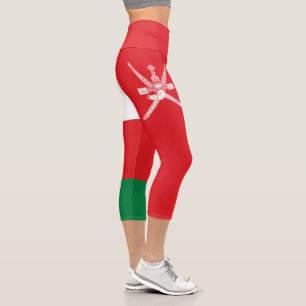 Flagge Omans Capri Leggings