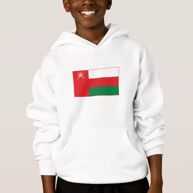 Flagge Omans Hoodie (Vorderseite)