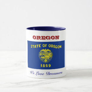 Flagge Oregons Tasse