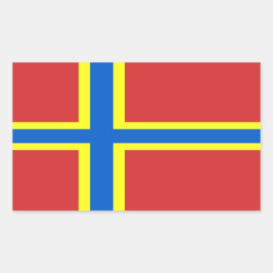 Flagge Orkneys Rechteckiger Aufkleber
