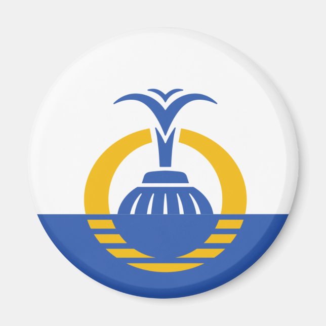 Flagge Orlandos, Florida Magnet (Vorne)