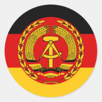 Flagge Ostdeutschlands - DDR (DDR) - NVA