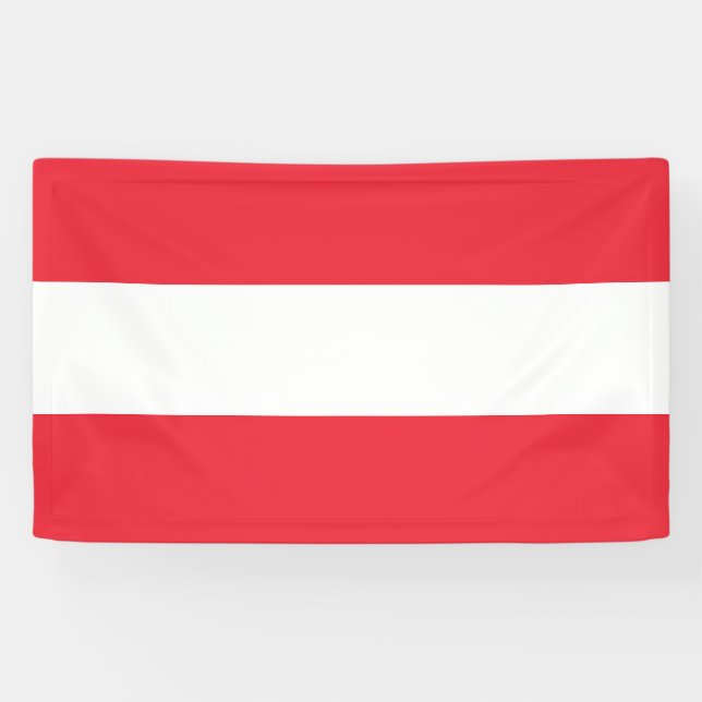 Flagge Österreich Banner (Horizontal)