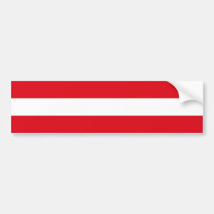 Flagge Österreichs Autoaufkleber