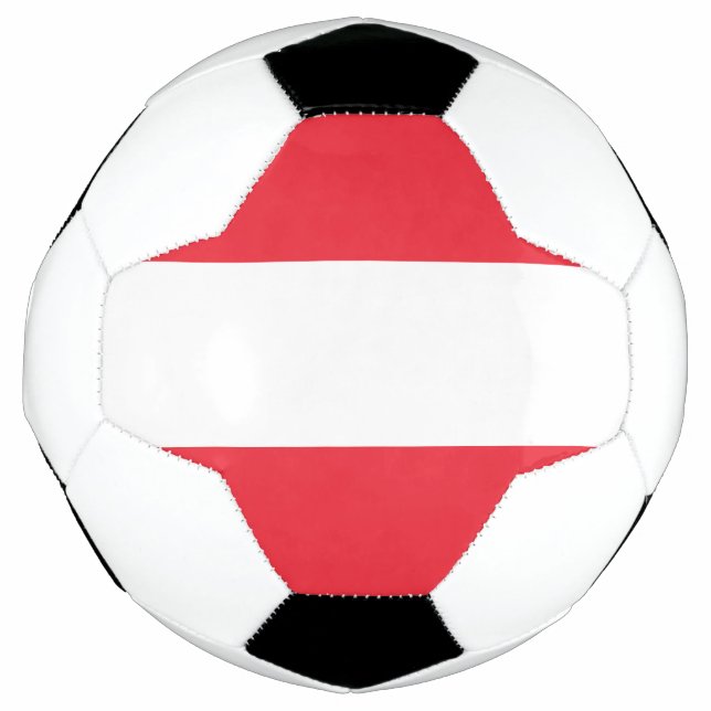 Flagge Österreichs Fußball (Vorderseite)