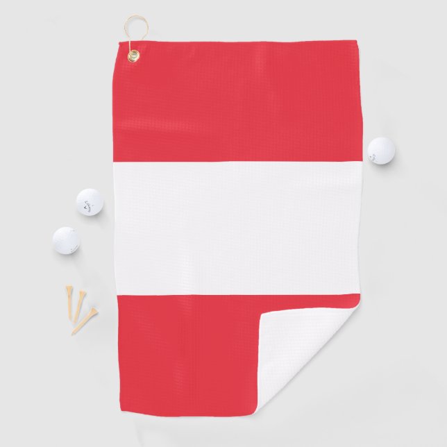 Flagge Österreichs Golfhandtuch (Insitu)