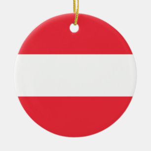 Flagge Österreichs Keramik Ornament