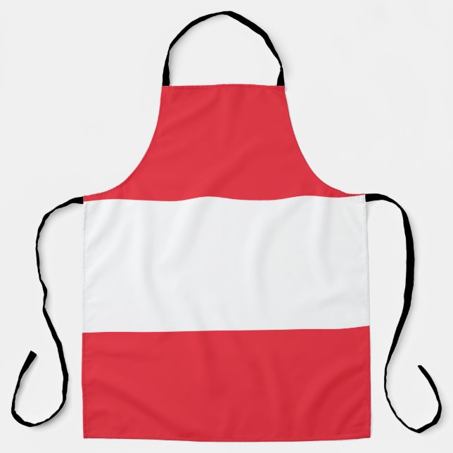 Flagge Österreichs Schürze (Vorderseite)