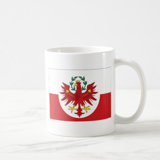 Flagge Österreichs Tirol Kaffeetasse (Rechts)