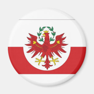Flagge Österreichs Tirol Magnet