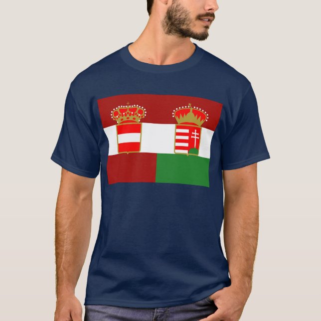 Flagge Österreichs Ungarn T-Shirt (Vorderseite)