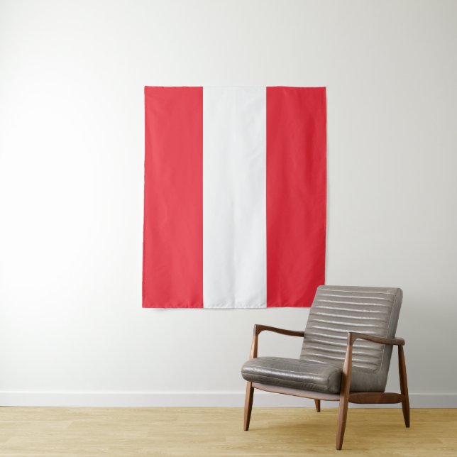 Flagge Österreichs Wandteppich (Beispiel)