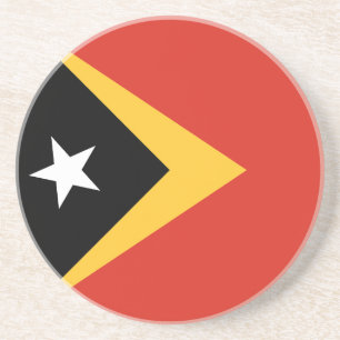 Flagge Osttimors Getränkeuntersetzer
