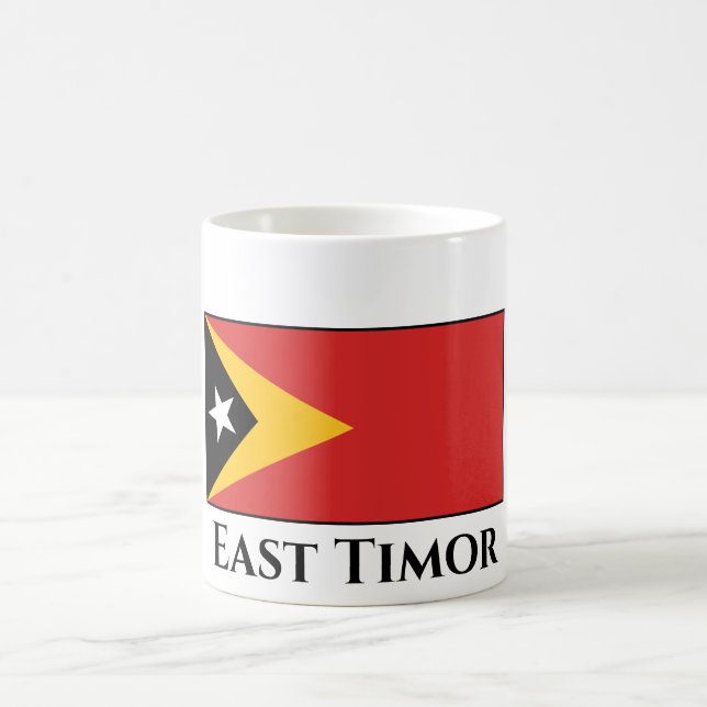 Flagge Osttimors Kaffeetasse (Mittel)