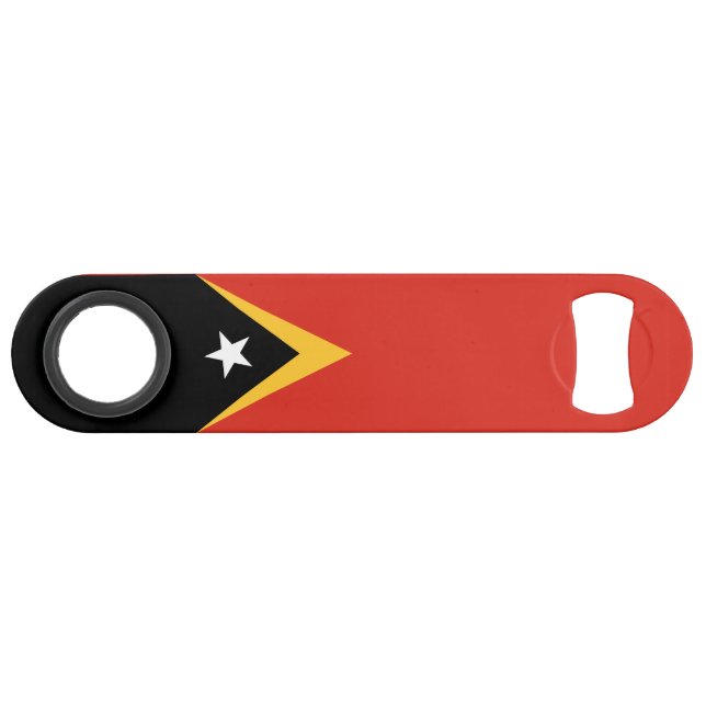 Flagge Osttimors Speed Flaschenöffner (Vorderseite (Horizontal))