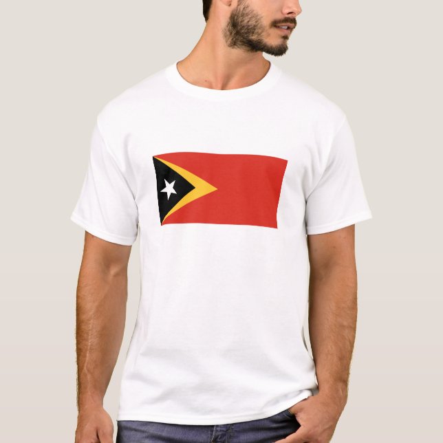 Flagge Osttimors T-Shirt (Vorderseite)