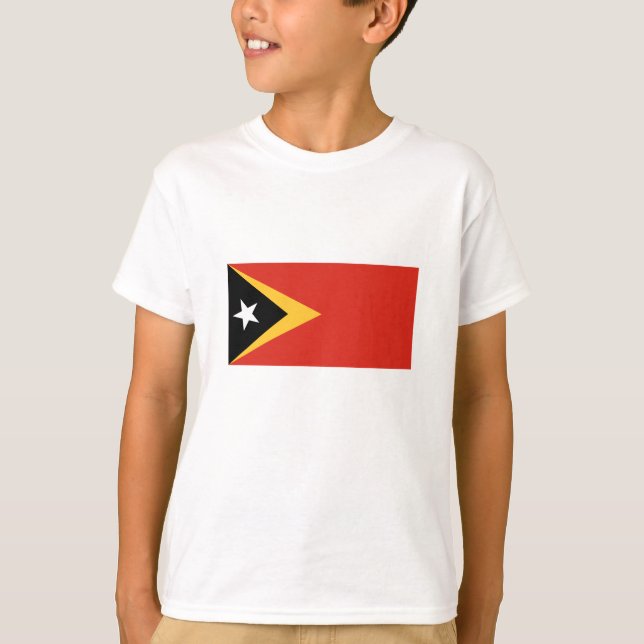 Flagge Osttimors T-Shirt (Vorderseite)