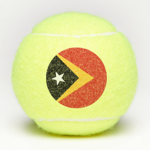 Flagge Osttimors Tennisbälle