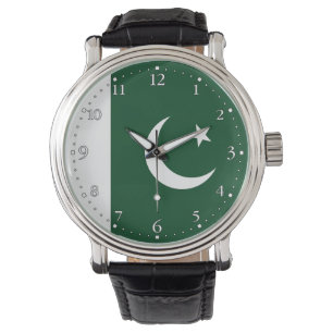 Flagge Pakistans Armbanduhr