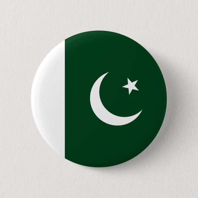Flagge Pakistans Button (Vorderseite)