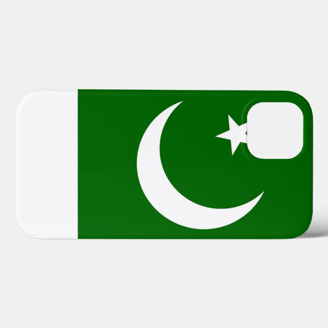 Flagge Pakistans Case-Mate iPhone Hülle (Rückseite (Horizontal))