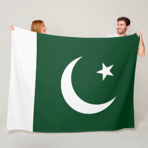 Flagge Pakistans Fleecedecke