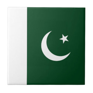 Flagge Pakistans Fliese