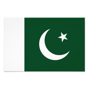 Flagge Pakistans Fotodruck